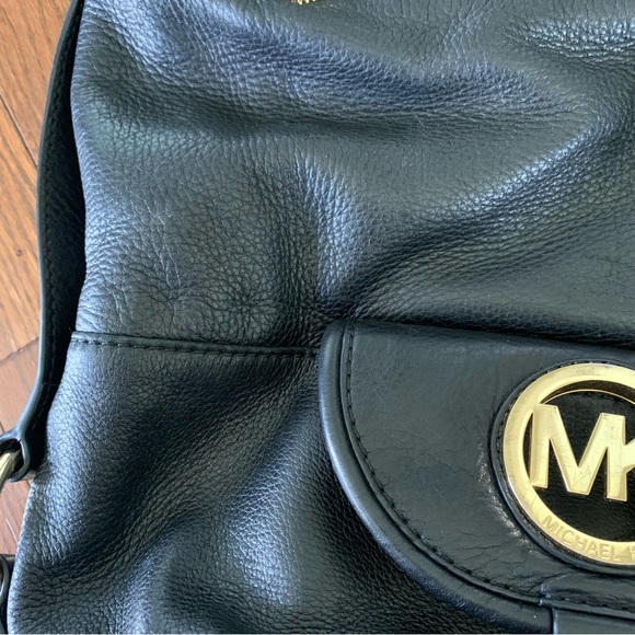 Michael Kors Black Leather Handbag - Picture 7 of 16
